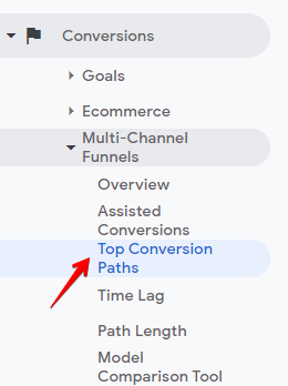top conversion paths