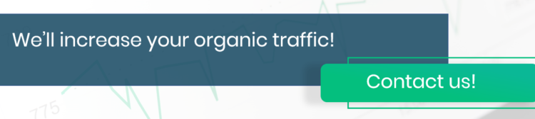 Delante will increase your organic traffic - contact us 