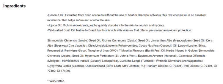 beauty industry seo trends ingredients list