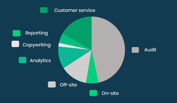 SEO for IT budget ratio 1 month