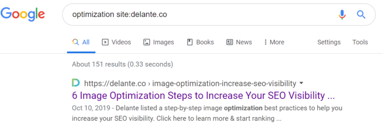 google search hacks - content on the site