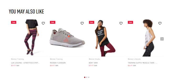 Cross-selling example