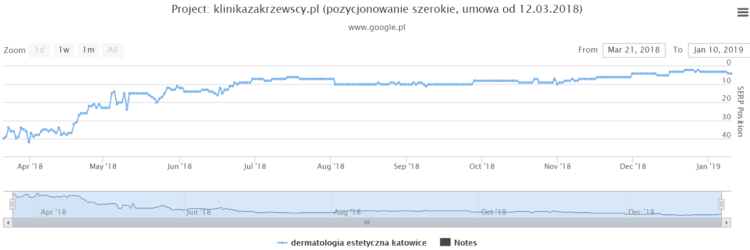 Case study SEO - results