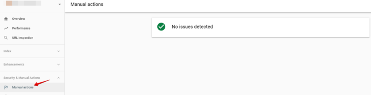 Screenshot from Google Search Console