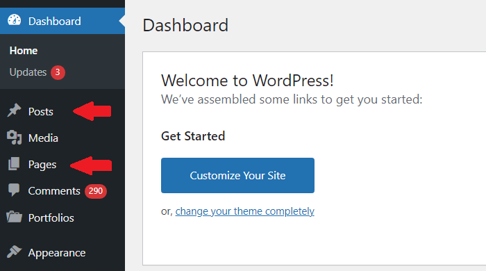 how to post a blog on wordpress dashboard