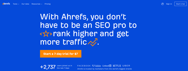 Link building tools 2020 - Ahrefs