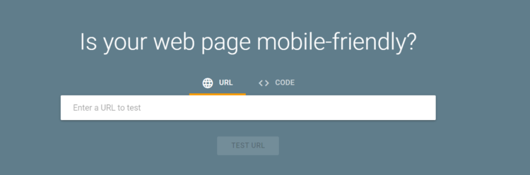 mobile friendly test