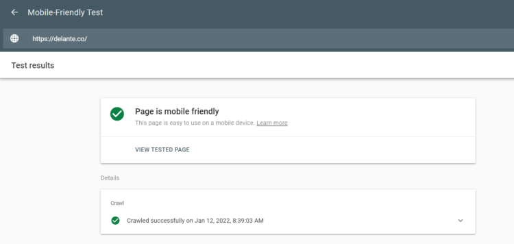 seo basics every web developer should know mobile friendly test