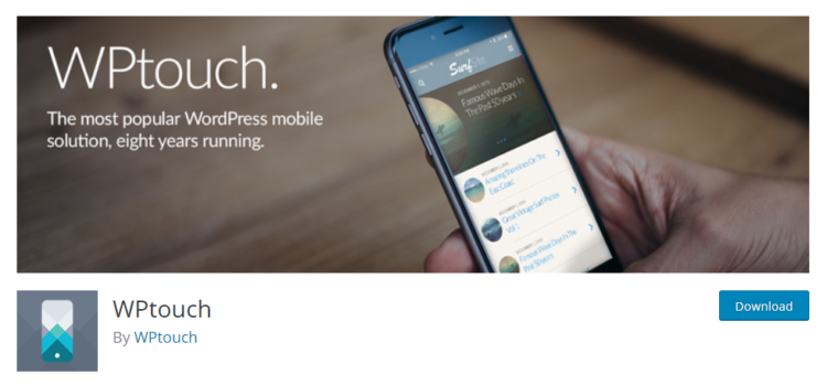 WPtouch mobile plugin - wordpress plugins