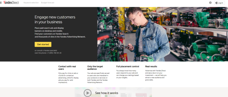 Yandex direct - seo in russia
